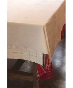 BaSE 50026 Grameen check and kantha border table cloth2