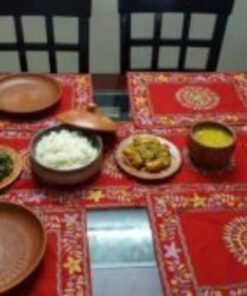 Table Runner With 6pcs Mat