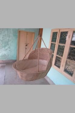 Baby Bassinet (Date Palm Leaf With Jute Beni)