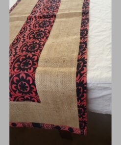 Jute Runner With Sari Border Without Embroidery