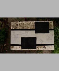 B/W Table Runner Roses