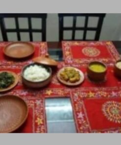 Table Runner With 6pcs Mat