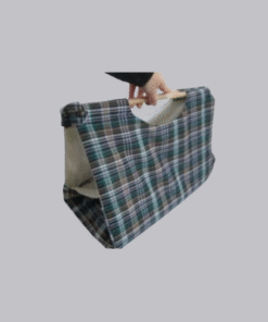 Cotton With Cane Handle – Shopping Bag