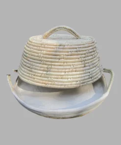 OVAL TRAY WITH COVER & MARKING LINING