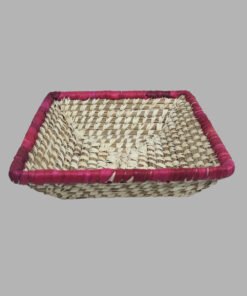 Square Tray Red Border