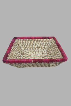 Square Tray Red Border