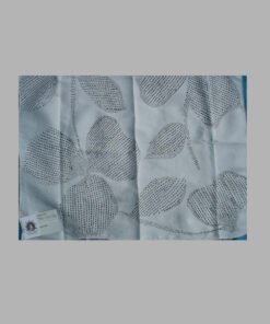 Cotton/Silk Embroidered Fabric In Meter