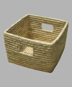 Date Palm Leaf & Grass – Benu Basket W/Window & W/Out Lid