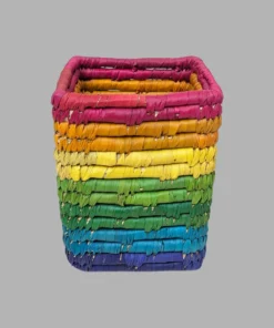 Date Palm Leaf & Grass – Pencil Holder Rainbow