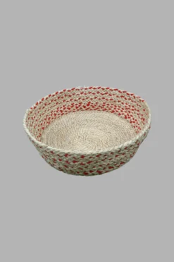Medium Basket With A Red Border