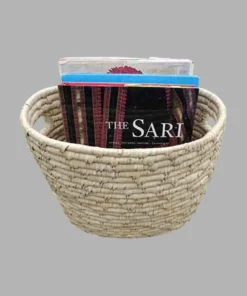 Palm Leaf- Magazine Basket