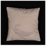 BaSE 66005 scaled 17 Cotton Embroidery Cushion Cover – Boat Man