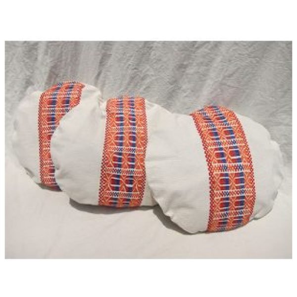 BaSE 66008 20 Cotton Embroidery Cushion Cover – Round