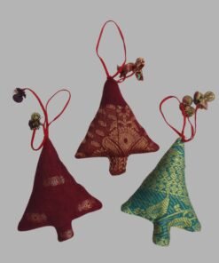 Christmas Decoration in Grameen check