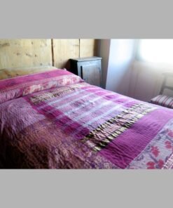 Upcycled Sari Bed Cover