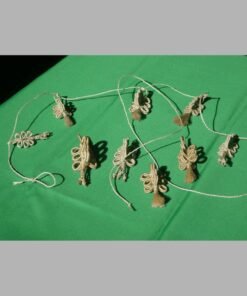 Jute Flower Decoration With Tassel