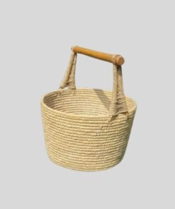Round Basket W Handle
