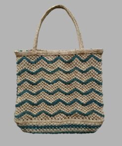 Zig Zag Jute Bag