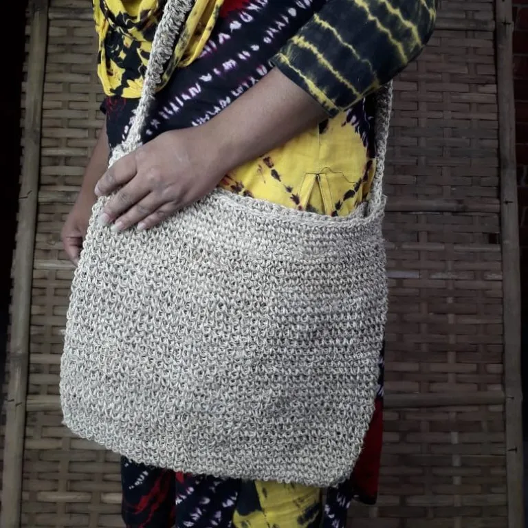 BaSE 08002 Crochet Shoulder Bag W38xh35xhandle 100cm 6