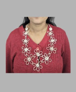 BaSE-40002 Jute Nokshi Mala (flower necklace)