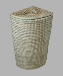 Palm Leaf Corner Basket