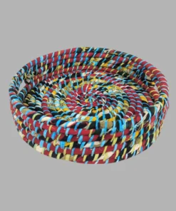 Sari Round Tray with Handle