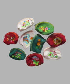 Cotton Embroidered Small Pouch