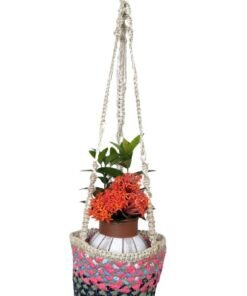 BaSE Jute Shika with Sari Basket LxTopDxHcm ()