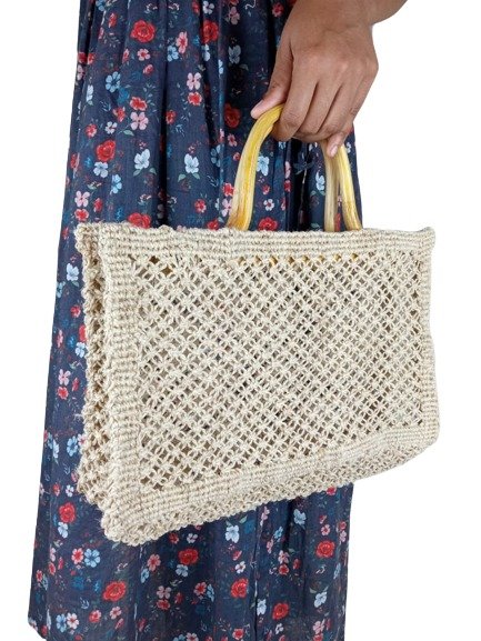 Jute Macrame Bag ()