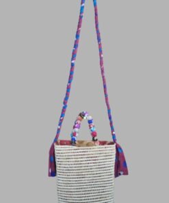 Palm Bag (Handles and Lining in Sari)