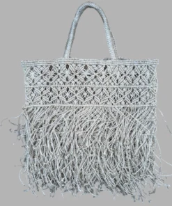 Jute Fringe Bag