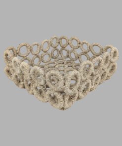 BaSE-15022b Jute Coral Basket (Natural)