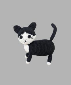 BaSE-80022 Crochet Toy Cat Black