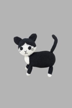 BaSE-80022 Crochet Toy Cat Black