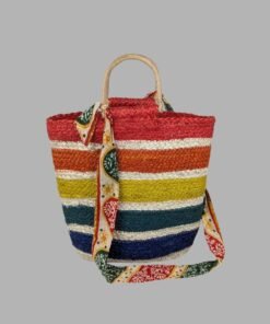 BaSE-06005 Jute Rainbow Bag
