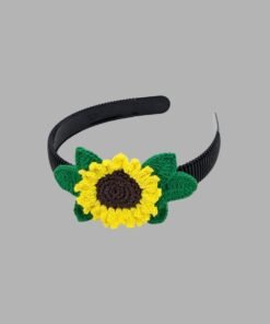 Crochet Hairband - Sunflower