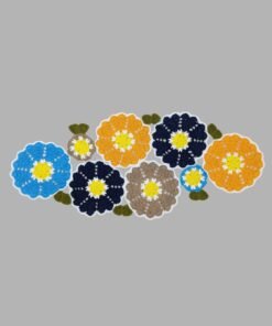 Crochet Table Mat - Sunflower
