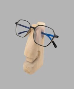 Wood Glass Holder - Face