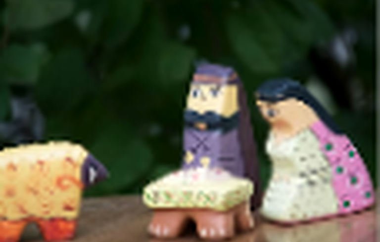 Handcrafted papier-mache material