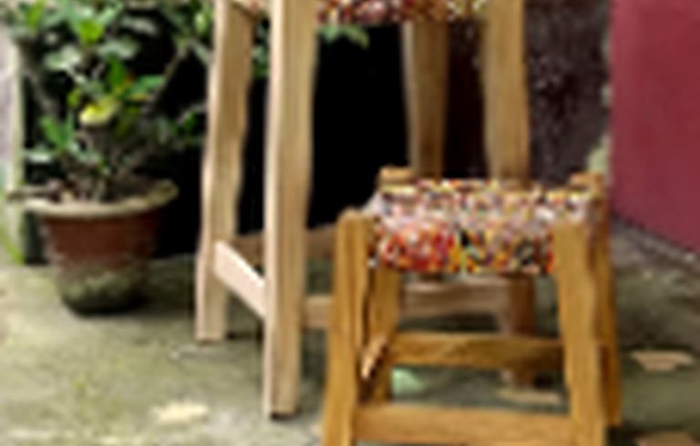 Natural wood handicraft material
